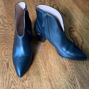 L. Paolo black booties, size 8.5. Wore once. Purchased at Nordstrom.